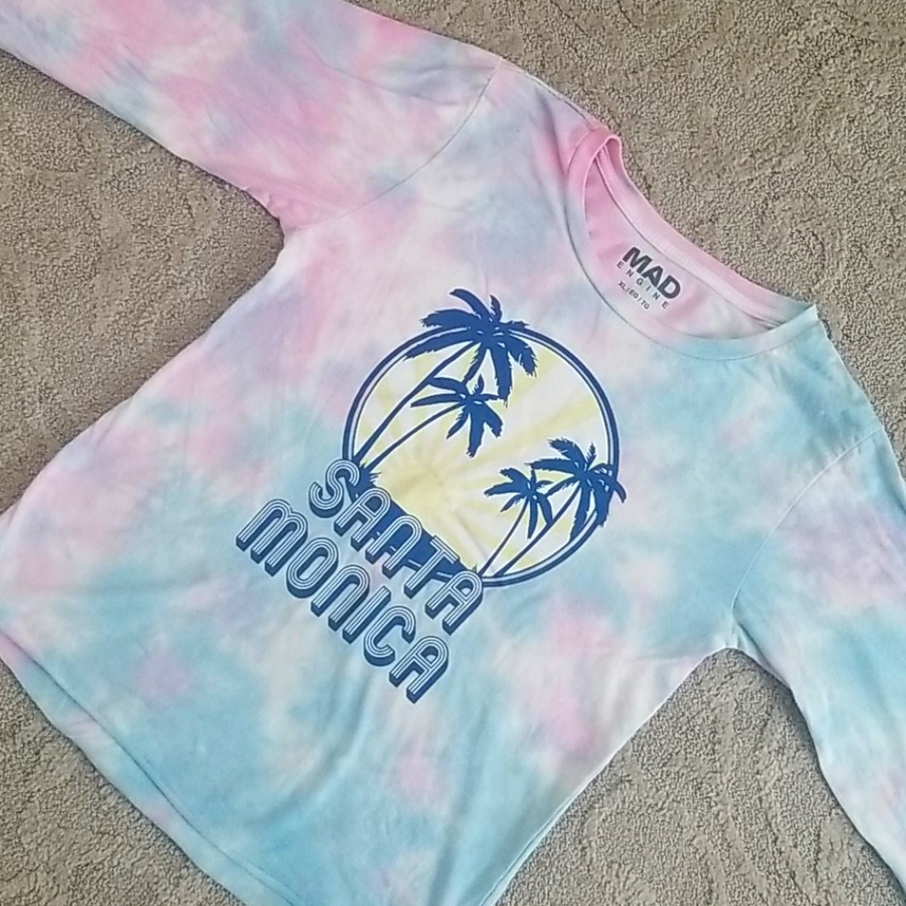 Santa monica tye dye shirt